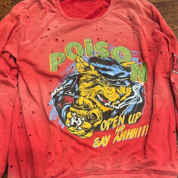 Lauren Moshi Red Graphic Sweatshirt - Picture 4 of 4